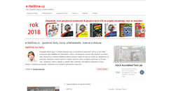 Desktop Screenshot of e-italstina.cz