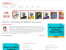 Tablet Screenshot of e-italstina.cz